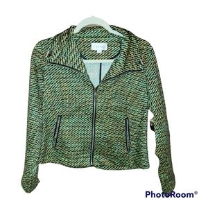 Erin London Green Moto Jacket